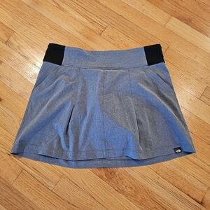The North Face Gray and Black Skort
